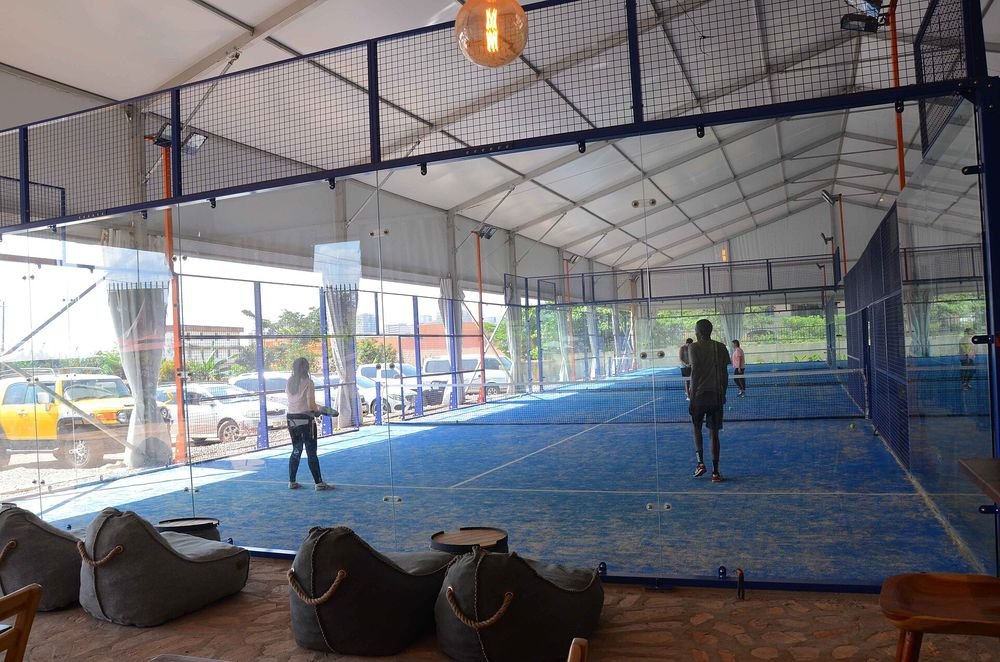 Lapangan Padel, Mini Soccer, Billiard di Arena Contoh